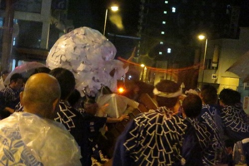 県祭奉賛会　梵天渡御