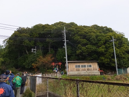 北小栗栖天神宮への道