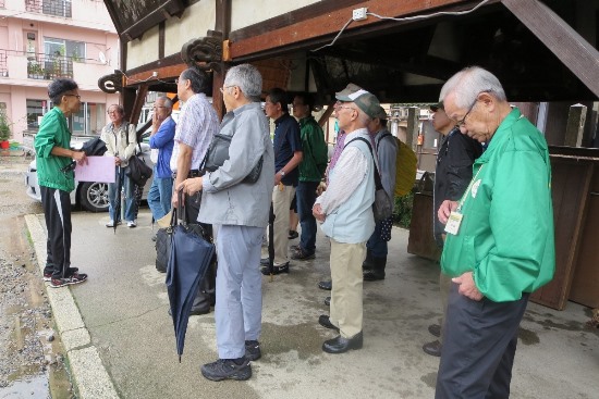 瀧尾神社美化活動前説明