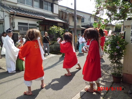 上賀茂やすらい祭　門払