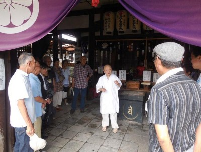 戸田ご住職によるご挨拶と事前説明