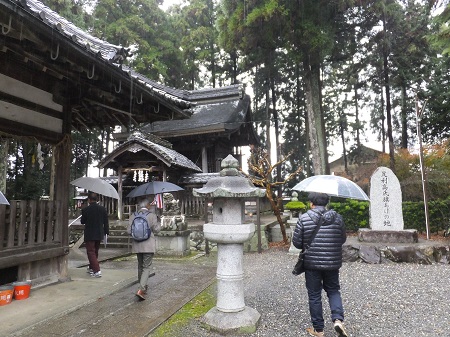 篠村八幡宮、ここで尊氏は北条氏に反旗を翻した