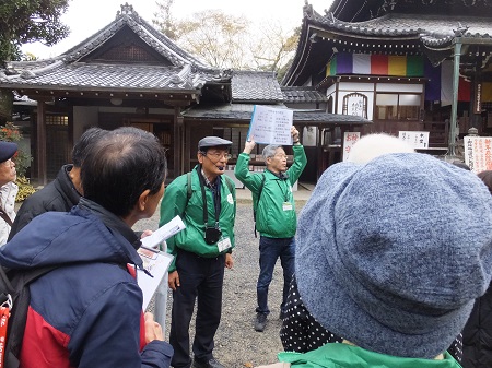 今熊野観音寺にて、田村専務理事