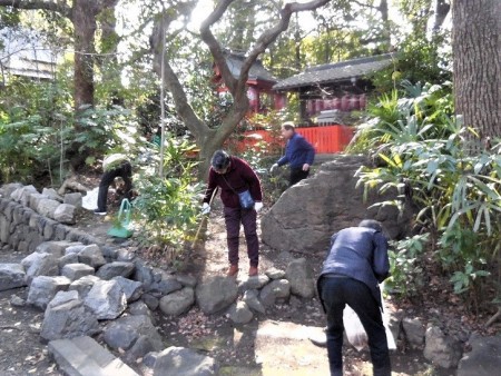 清掃風景⑤（稲荷神社周辺）