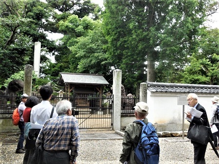 伏見義民事件について説明（石田一郎会員）