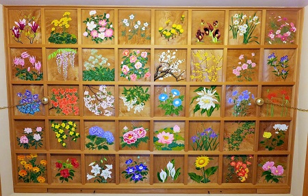 四季花卉図(山本喜康会員)
