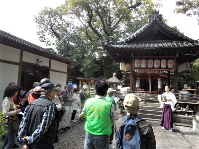 宮司さまのお話風景