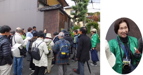 石峰寺にて（安田副部長）