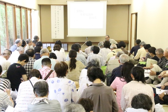 H２７．６．７紫野に牛若丸伝説を訪ねて　講演会風景