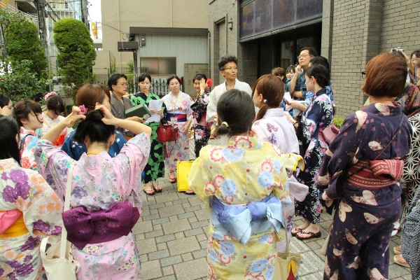 15.7.20活動開始前説明会　池坊美心館前