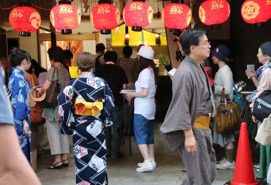 １５．７．２０木村商店さん飾席風景