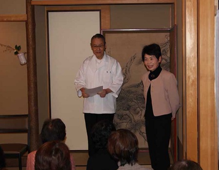 高橋英一会長と藤井久美子担当理事