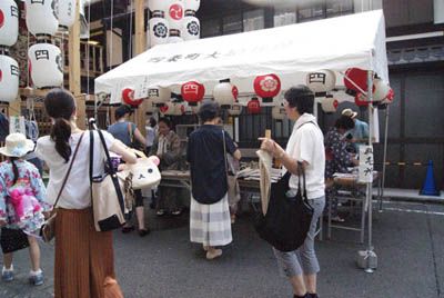 拝観券売り場(21日)